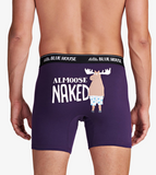 Little Blue House Almoose Naked Men's Boxer Brief's