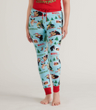 Little Blue House Wild About Christmas Women's Sleep Leggings