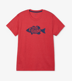 Little Blue House Gone Fishing Men's Tee