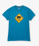 Little Blue House Bear X-Ing Men's Tee