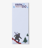 Little Blue House Snow Much To Do Magnetic List