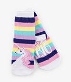 Little Blue House Rainbow Unicorns Kids Socks