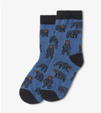 Little Blue House Wild Bears Kids Crew Socks