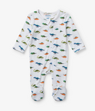 Hatley Painted Dinos Baby Footed Coverall