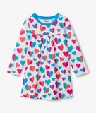 Hearts Long Sleeve Nightdress