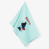 Little Blue House Bear-B-Q Tea Towel