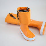 KidORCA Kids Rain Boots with Above Knee Waders Cheddar