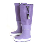 KidORCA Kids Rain Boots with Above Knee Waders Grape