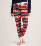 Little Blue House Fair Isle Bear Women's Sleep Leggings