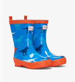 Hatley Giant T-Rex Shiny Rain Boots