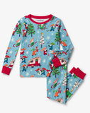 Little Blue House Gnome For The Holidays Kids Pajama Set