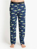 Little Blue House Gone Fishing Men's Jersey Pajama Pants